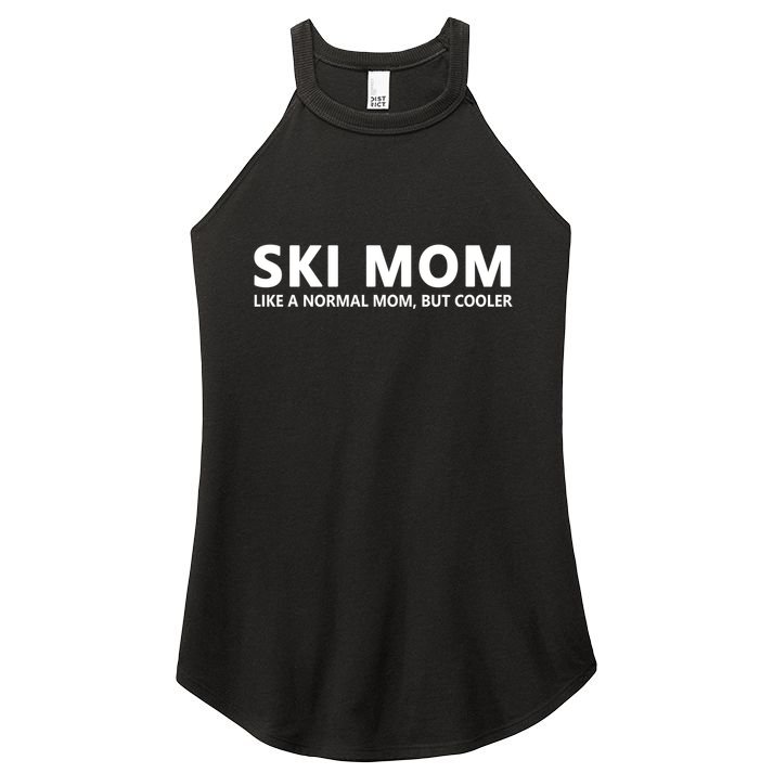 Funny Skiing Mother Ski Mom Cute Gift Women's Perfect Tri Rocker Tank