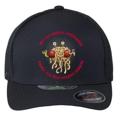 Flying Spaghetti Monster Holiday Gift Flexfit Unipanel Trucker Cap