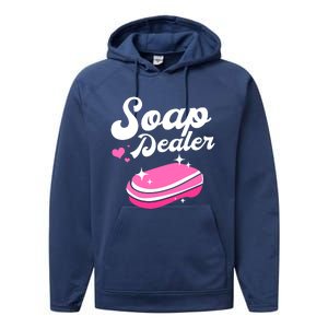 Funny Soap Maker Soap Making Soap Dealer Gift Performance Fleece Hoodie