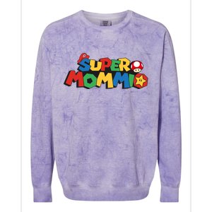 Funny Super Mommio Mother's Day Colorblast Crewneck Sweatshirt