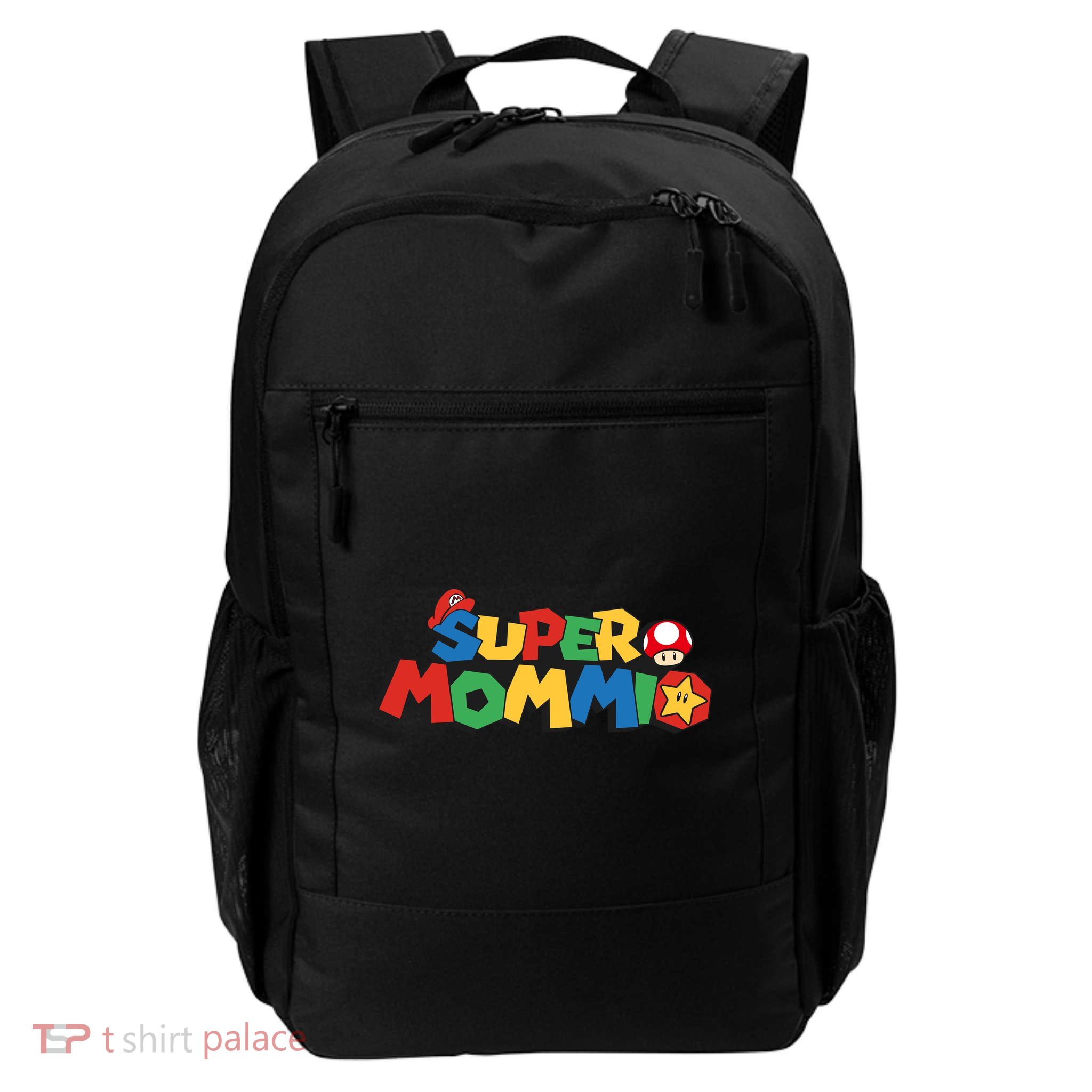 Funny Super Mommio Mother's Day Daily Commute Backpack