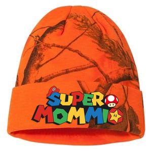 Funny Super Mommio Mother's Day Kati Licensed 12" Camo Beanie