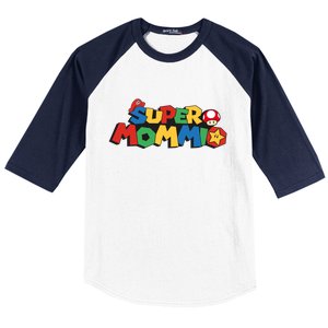 Funny Super Mommio Mother's Day Baseball Sleeve Shirt