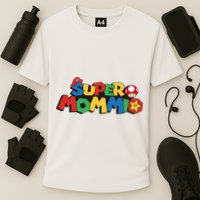 Funny Super Mommio Mother's Day Cooling Performance Crew T-Shirt