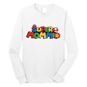 Funny Super Mommio Mother's Day Long Sleeve Shirt