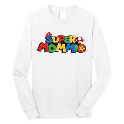 Funny Super Mommio Mother's Day Long Sleeve Shirt