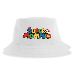 Funny Super Mommio Mother's Day Sustainable Bucket Hat