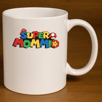 Funny Super Mommio Mother's Day 11oz C Handle Ceramic Mug