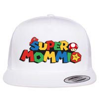 Funny Super Mommio Mother's Day Flat Bill Trucker Hat