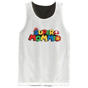 Funny Super Mommio Mother's Day Mesh Reversible Basketball Jersey Tank