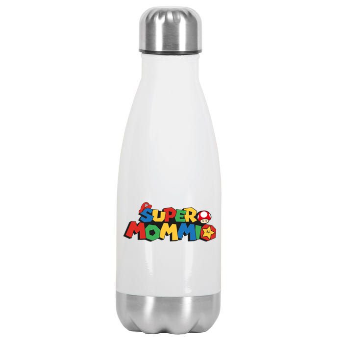 Funny Super Mommio Mother's Day Stainless Steel Insulated Water Bottle