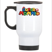 Funny Super Mommio Mother's Day Stainless Steel Travel Mug