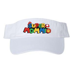 Funny Super Mommio Mother's Day Valucap Bio-Washed Visor