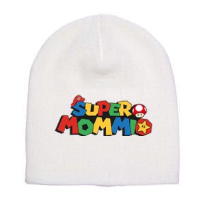 Funny Super Mommio Mother's Day Short Acrylic Beanie