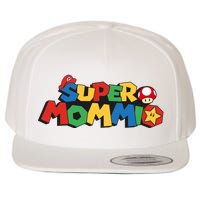 Funny Super Mommio Mother's Day Wool Snapback Cap