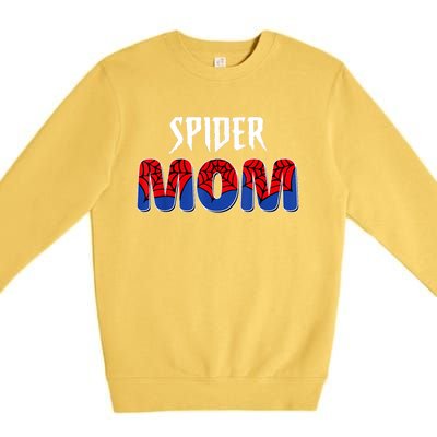 Funny Spider Mom For Love Premium Crewneck Sweatshirt