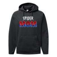 Funny Spider Mom For Love Performance Fleece Hoodie