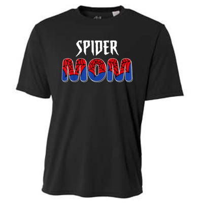 Funny Spider Mom For Love Cooling Performance Crew T-Shirt