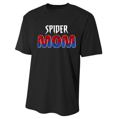 Funny Spider Mom For Love Performance Sprint T-Shirt