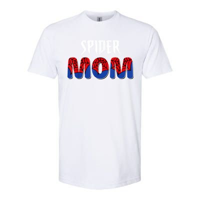 Funny Spider Mom For Love Softstyle CVC T-Shirt