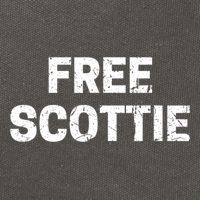 Free Scottie Mugshot Cotton Canvas Backpack