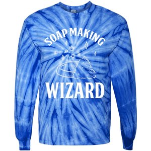 Funny Soap Maker Soap Making Wizard Diy Handmade Crafting Cute Gift Tie-Dye Long Sleeve Shirt