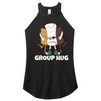 Funny Smores Marshmallow Chocolate Camping Group Hug Women’s Perfect Tri Rocker Tank