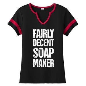 Funny Soap Maker / Craft Fair Home Soap Making Cute Gift Ladies Halftime Notch Neck Tee