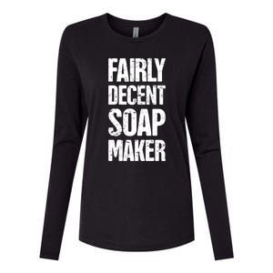 Funny Soap Maker / Craft Fair Home Soap Making Cute Gift Womens Cotton Relaxed Long Sleeve T-Shirt