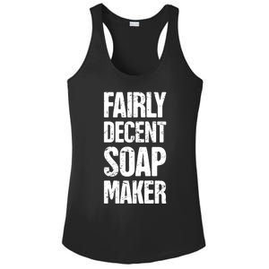 Funny Soap Maker / Craft Fair Home Soap Making Cute Gift Ladies PosiCharge Competitor Racerback Tank