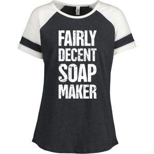 Funny Soap Maker / Craft Fair Home Soap Making Cute Gift Enza Ladies Jersey Colorblock Tee