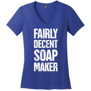 Funny Soap Maker / Craft Fair Home Soap Making Cute Gift Women's V-Neck T-Shirt