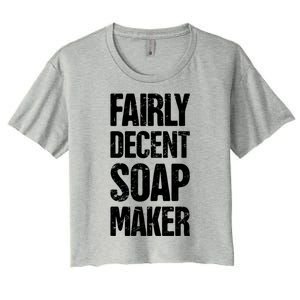 Funny Soap Maker / Craft Fair Home Soap Making Cute Gift Women's Crop Top Tee