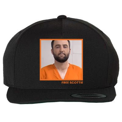 Free Scottie Mugshot Wool Snapback Cap