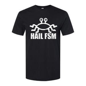 Flying Spaghetti Monster FSM Hail To The Spaghetti Monster Softstyle CVC T-Shirt