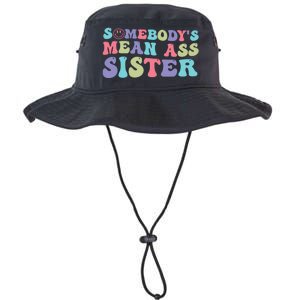 Funny Somebodys Mean Ass Sister Humor Quote Legacy Cool Fit Booney Bucket Hat