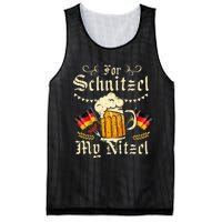 For Schnitzel My Nitzel Funny Oktoberfest Mesh Reversible Basketball Jersey Tank