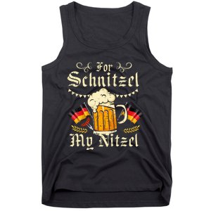 For Schnitzel My Nitzel Funny Oktoberfest Tank Top