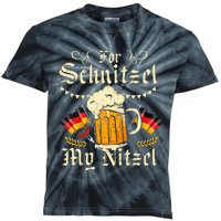 For Schnitzel My Nitzel Funny Oktoberfest Kids Tie-Dye T-Shirt