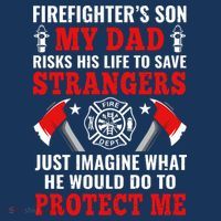 Firefighters Son My Dad Risks His Life To Save Stransgers Short Acrylic Beanie