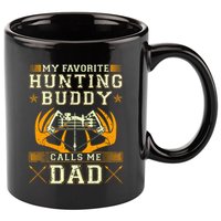 Father Son Matching Hunting Buddies Hunting Dad Cute Gift 11oz C Handle Ceramic Mug