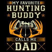 Father Son Matching Hunting Buddies Hunting Dad Cute Gift Cooling Performance Long Sleeve Crew