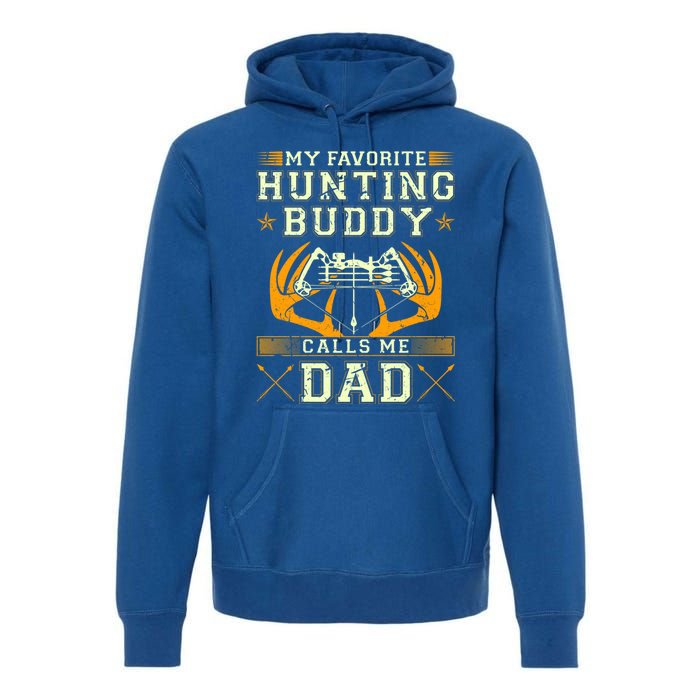 Father Son Matching Hunting Buddies Hunting Dad Cute Gift Premium Hoodie