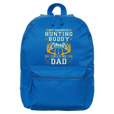 Father Son Matching Hunting Buddies Hunting Dad Cute Gift 16 in Basic Backpack