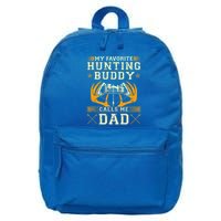 Father Son Matching Hunting Buddies Hunting Dad Cute Gift 16 in Basic Backpack