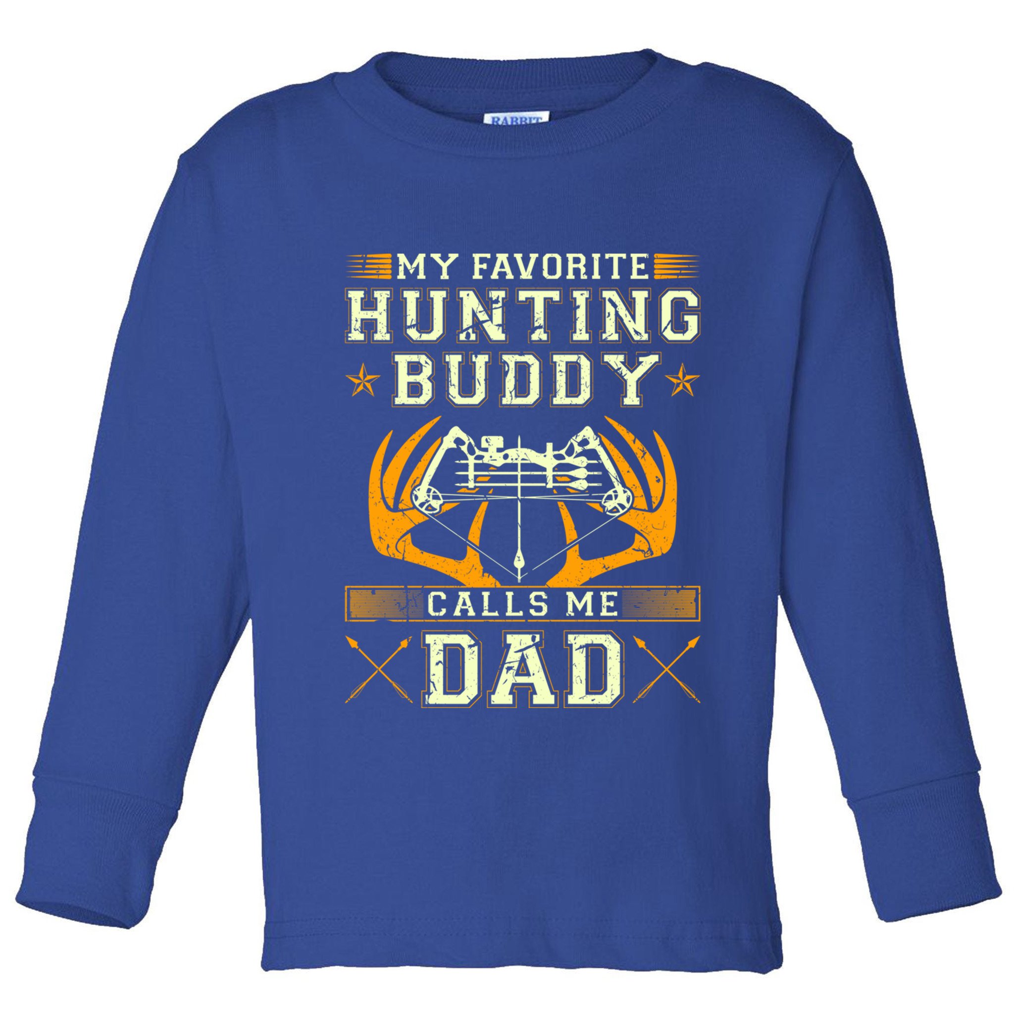 Father Son Matching Hunting Buddies Hunting Dad Cute Gift Toddler Long Sleeve Shirt