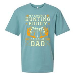 Father Son Matching Hunting Buddies Hunting Dad Cute Gift Sueded Cloud Jersey T-Shirt