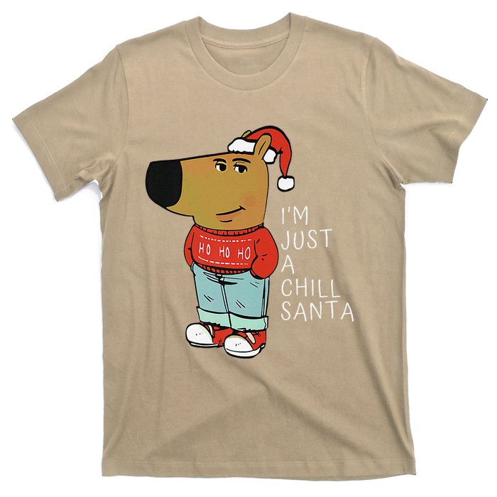 Funny Santa Merry Christmas Justachillguy A Chill Santa T-Shirt