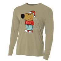 Funny Santa Merry Christmas Justachillguy A Chill Santa Cooling Performance Long Sleeve Crew