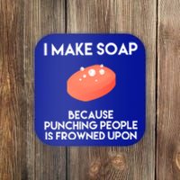 Funny Soap Making Great Gift Punch Soap Maker Gift Coaster